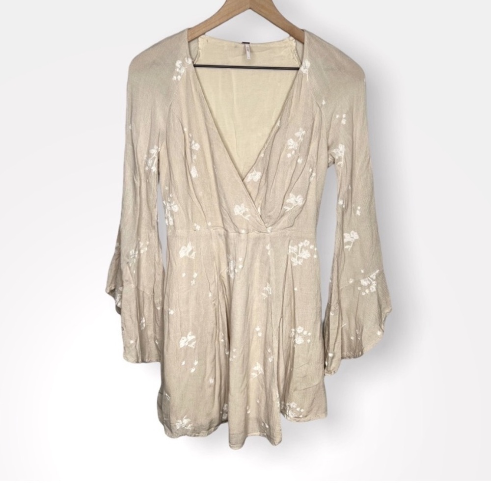 Free People Jasmine Embroidered Mini Dress